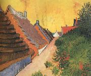 Vincent Van Gogh Street in Saintes-Maries (nn04) oil painting reproduction